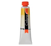 Cobra Study Couleurs à l'huile mélangeables à l'eau - Tube de 40 ml - Jaune clair 283 permanent - Semi-Opaque - Excellente résistance à la lumière - Peinture à l'huile sans solvant