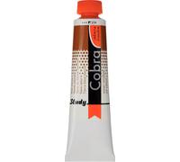 Cobra Study peinture à l'huile mélangeable à l'eau en tube 40 ml, teinte Natural Sienna 234