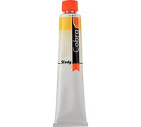 Cobra Study peinture à l'huile, miscible à l'eau, tube 200 ml, jaune permanent, médium, 284