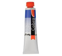 Cobra Study Tube de couleurs à l'huile mélangeable à l'eau - Bleu Violet 548-40 ml - Semi-Opaque - Haute résistance à la lumière