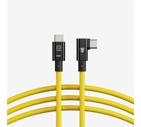 Cobra Tether - Câble USB-C à USB-C 90° 10m Débit 10 Gbit/s Jaune