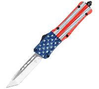 CobraTec Grand CTK-1 Cerakote Drapeau Américain Tanto Non Dentelé 06CT116