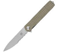CobraTec Medium Cayden Tan Drop Serrated 01CT029