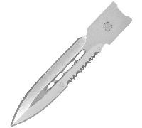CobraTec Medium FS-3 Lame Dague 1-Côté Dentelé 09CT001