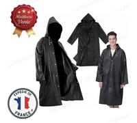 Cobye - Cape de pluie imperméable 120 cm - Poncho pluie noir pour adultes et enfants Taille unique