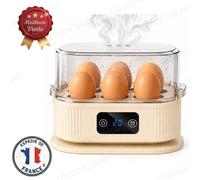 Cobye - Cuiseur à œufs électrique 6 œufs avec minuterie - Appareil cuisson œufs durs/mollets/coque rapide