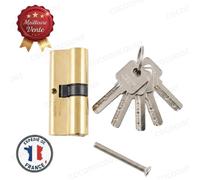 Cobye - Cylindre de serrure 70 mm 30-40mm pour porte d’entrée appt maison- Barillet de sécurité- 5 clés -porte blindée ou standard