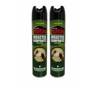 Cobye- Lot 2 bombes insecticide rampants - Spray puissant anti insectes rampants - Protection durable- anti araignée cafards
