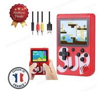 Cobye - Mini Console Portable Retro Rouge - 400 Jeux Intégrés - Version 3.0 TV Game Box