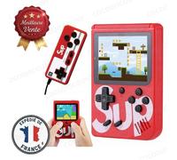Cobye - Mini Console Rouge Portable Retro 400 Jeux - TV Game Box 3.0 - Manette Pad - Jeux Vidéo Classiques et Rétro- 2 joueurs
