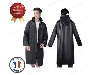 Cobye - Poncho Imperméable Universel Homme Femme - Cape de Pluie Étanche Réutilisable avec Capuche Léger et Compact Taille unique