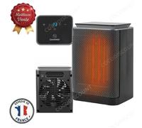 Cobye -Radiateur céramique soufflant oscillant 1500W - Chauffage électrique haute puissance - économie d'énergie