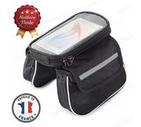 Cobye - Sacoche Vélo Cadre Pannier Étanche - Support Téléphone Smartphone Universel- max. 7,2""