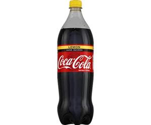 Coca Cola 1.25l coca-cola zero lemon pet - La bouteille de 1,25cl