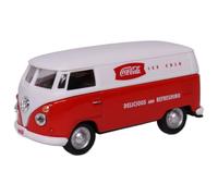 Coca Cola 472004 Volkswagen Cargo Van Échelle 1:72 Modèle 1962 | Comprend une base de présentation | Modèle moulé sous pression à l'échelle 1:72 | Licence Coca-Cola par Motor City Classics