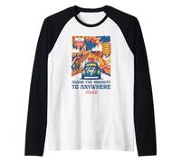 Coca-Cola Along The Highway to Anywhere Retro Poster Manche Raglan