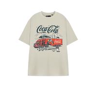 Coca Cola Beige A Merry Christmas T-shirt à manches courtes Femme