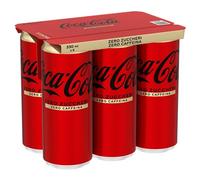 Coca-Cola Boisson gazeuse sans sucres, sans caféine – Pack 6x33cl