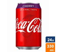 Coca-Cola Cerise, pack de 24 Canettes 33 cl