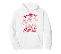 Coca-Cola Christmas Holidays are Coming Vintage Poster Sweat à Capuche