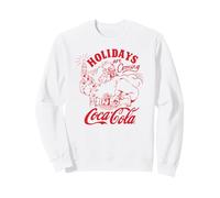 Coca-Cola Christmas Holidays are Coming Vintage Poster Sweatshirt