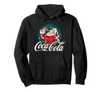 Coca-Cola Christmas Santa Drinking Soda Vintage Portrait Sweat à Capuche