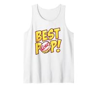 Coca-Cola Classic Best Pop! Cap Vintage Big Chest Text Logo Débardeur