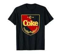 Coca-Cola Coke 1886 Shield Team Varsity Style Logo T-Shirt