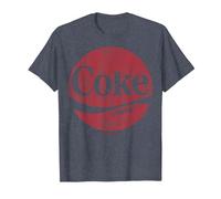 Coca-Cola Coke Enjoy Distressed Logo T-Shirt, Homme, Bleu Chiné, S