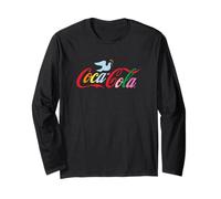 Coca-Cola Dove Rainbow Logo Text Manche Longue