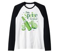 Coca-Cola Enjoy Sprite It's A Natural! Tart & Tingling Retro Manche Raglan