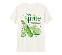 Coca-Cola Enjoy Sprite It's A Natural! Tart & Tingling Retro T-Shirt Haut de Gamme