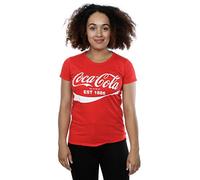 Coca Cola Femme 86 Logo T-shirt Large rouge