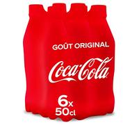 Coca-Cola Goût Original – Bouteilles 6 x 50 cl
