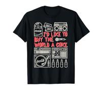 Coca-Cola I'd Like to Buy The World A Coke Retro Musical T-Shirt