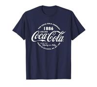 Coca Cola Logo rétro Texte blanc T-Shirt
