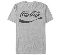 Coca-Cola Men's The Taste of Time Coke Short Sleeve T-Shirt, Athletic Heather, X- Large
