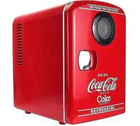 Coca-cola Mini réfrigérateurréchauffeur thermoélectrique portable 12V avec Mini Frigo Portable avec Haut-Parleur Bluetooth