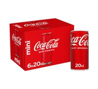Coca-Cola Canettes Slim Mini, 6 x 20cl