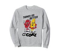 Coca-Cola & Pizza Things Go Better with Coke Friends Retro Sweatshirt