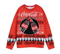 Coca-Cola - Pull Noël motif/style logo - Homme (NS9082)