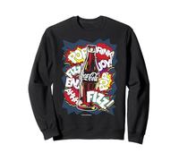 Coca-Cola Retro Comic Pop Fizz Ahhh Bottle Sweatshirt Sweatshirt