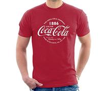 Coca Cola Retro Logo White Text Men's T-Shirt