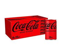 Coca-Cola Sans Sucres Pack, Les 8 mini canettes de 15cl