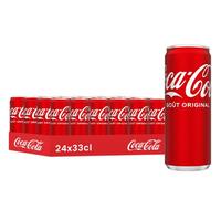 COCA-COLA Soda au Cola Goût original Pack de 24 x 33 cl