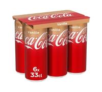 COCA-COLA Soda saveur vanille pack 6x33cl