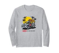 Coca-Cola Summer Truck Ice Cold Sunshine Beach Retro Manche Longue