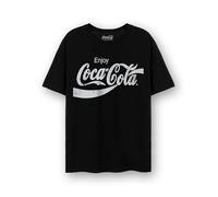 Coca-Cola T-shirt pour adultes | T-shirt graphique unisexe à manches courtes avec logo classique | Soda gazéifié boisson vieilli vêtements vintage à manches courtes