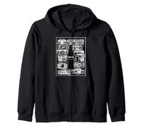 Coca-Cola The Pause That Refreshes Vintage Boombox Collage Sweat à Capuche