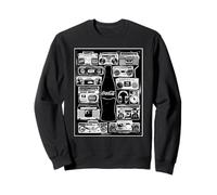 Coca-Cola The Pause That Refreshes Vintage Boombox Collage Sweatshirt